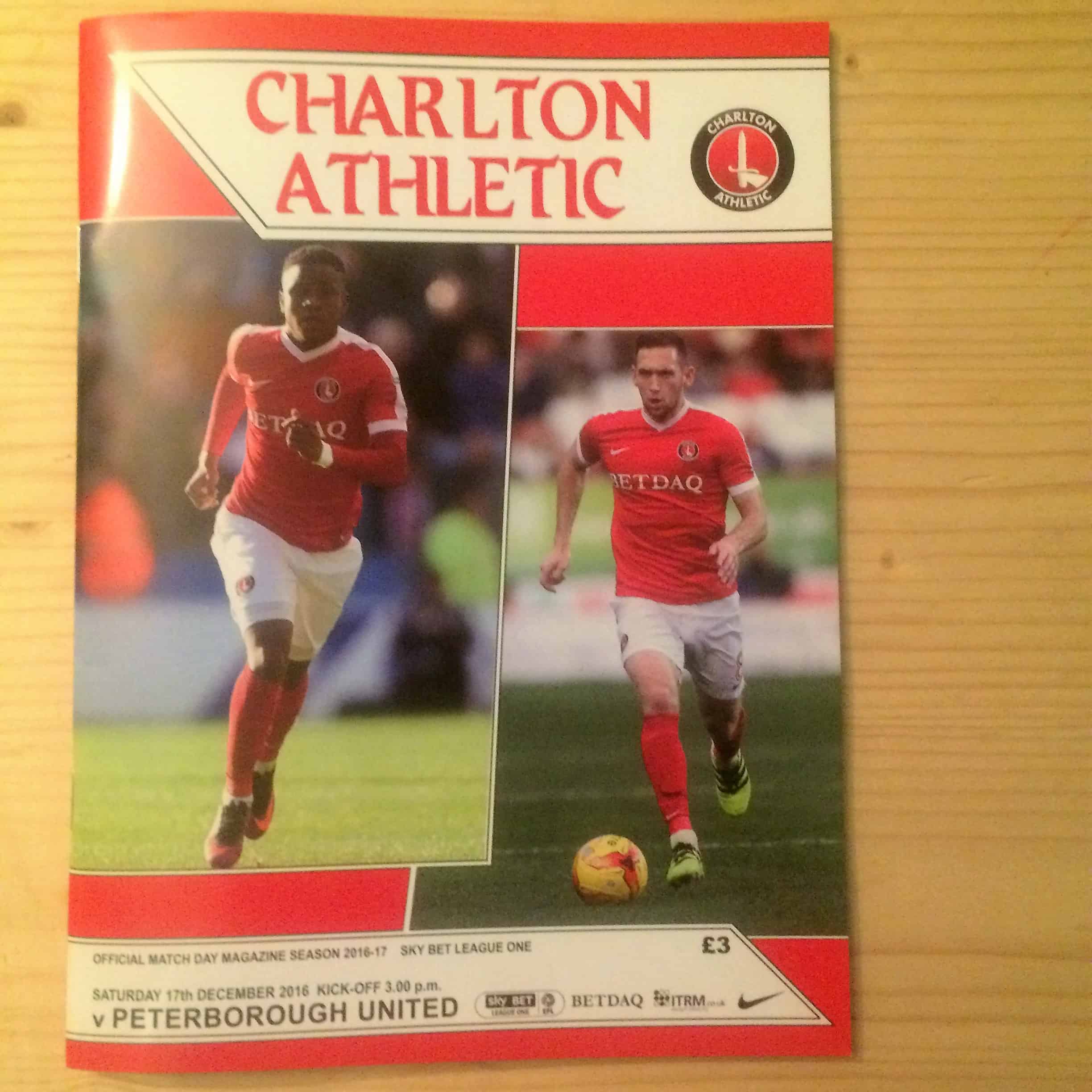 Charlton Athletic FC v Peterborough United FC